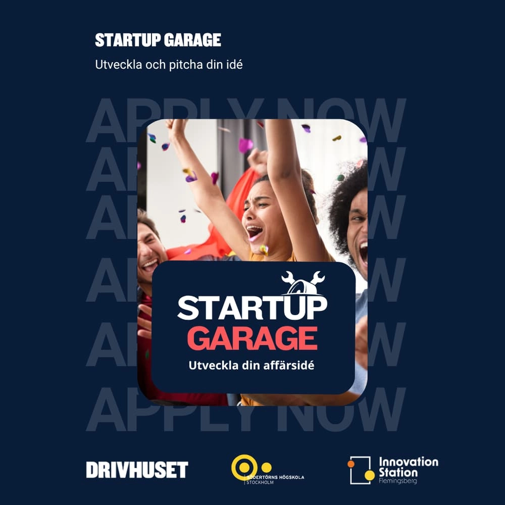 Startup Garage - Utveckla och pitcha din idé
