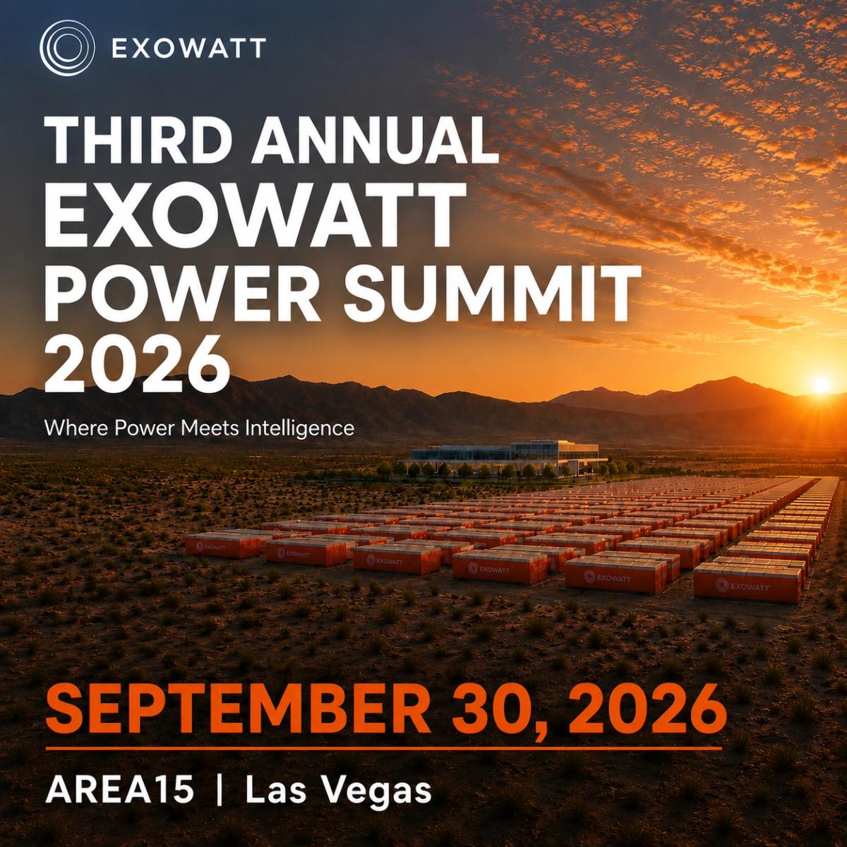 Exowatt Power Summit 2026