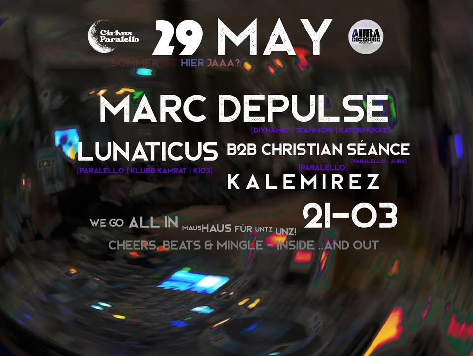 AURA | MARC DEPULSE | PARALELLO | 29 MAY / 29 MAJ