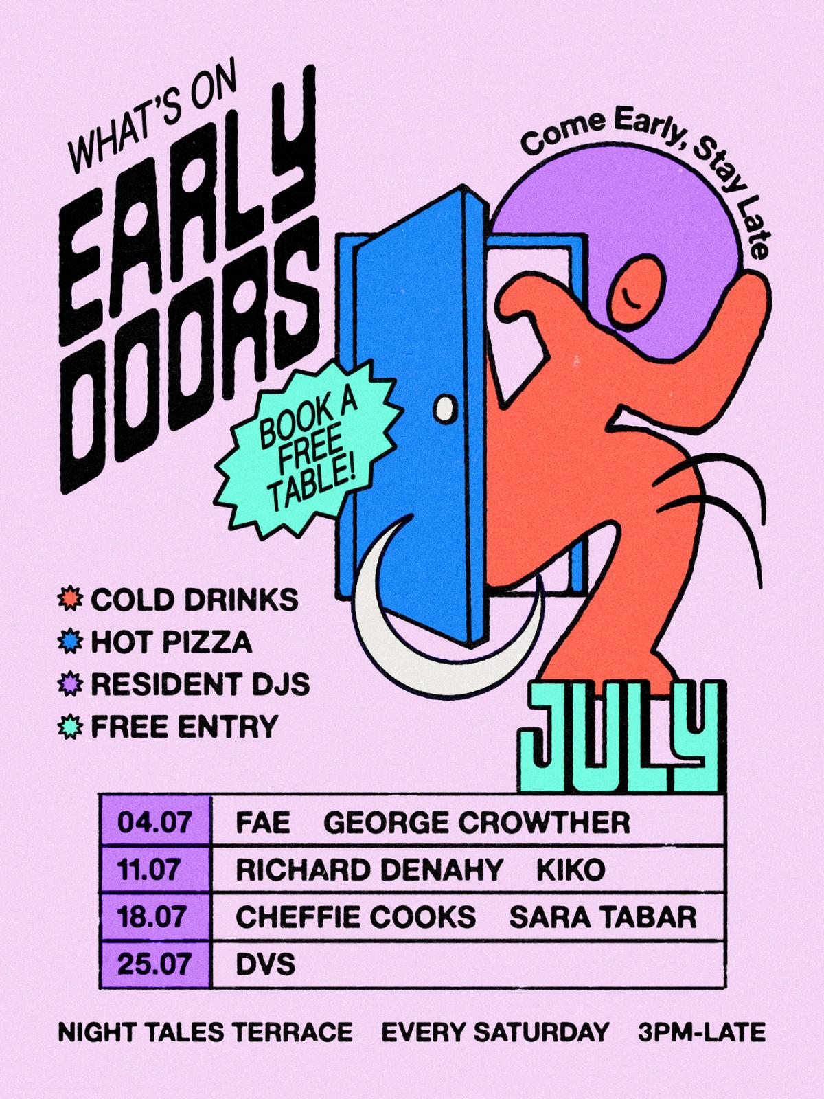 Early Doors: All Day on the Terrace
