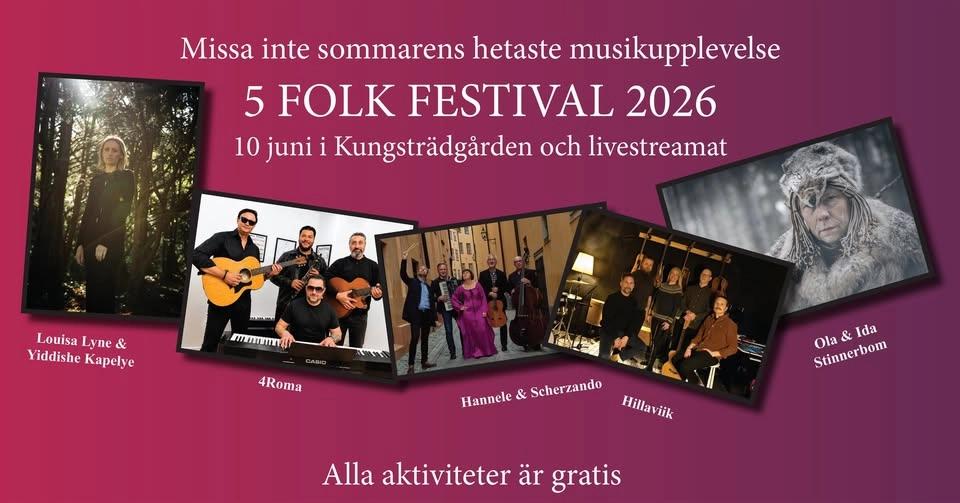 5 Folk Festival 10 juni 2026