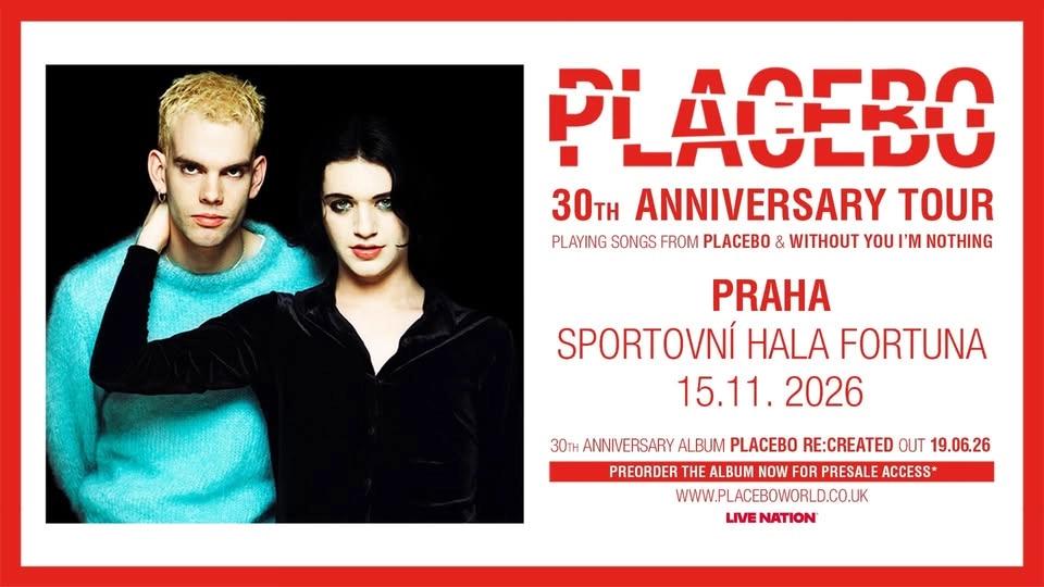 PLACEBO: 30тн ANNIVERSARY TOUR | Praha