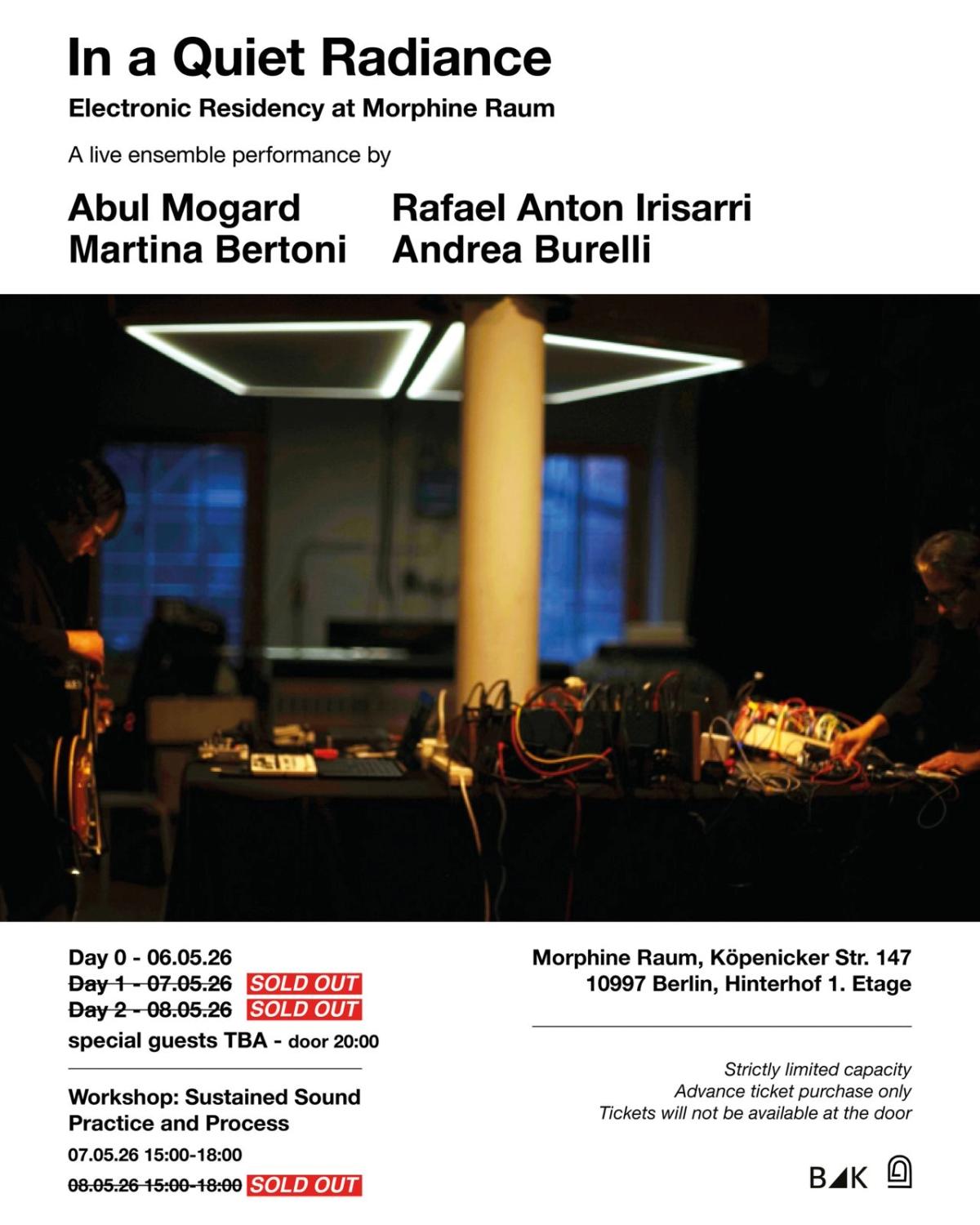 In a Quiet Radiance: Electronic Residency