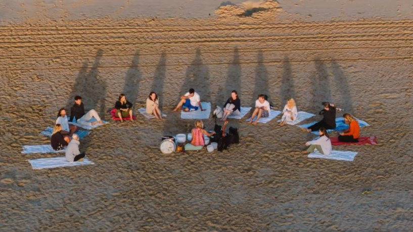 Sound Bath @ Costa da Caparica. Praia do Infante