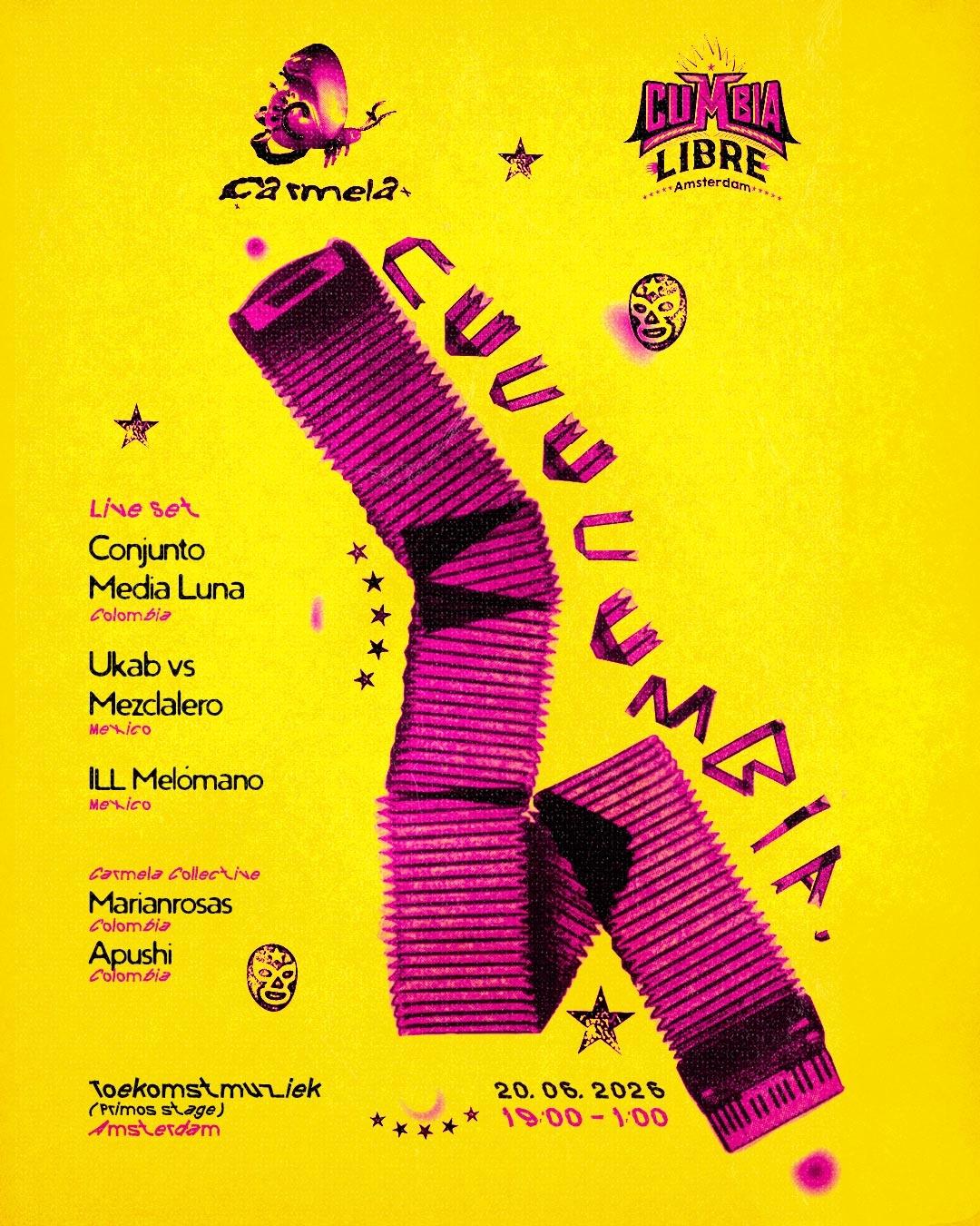 Cumbia Libre x Carmela Collective: Conjunto Media Luna