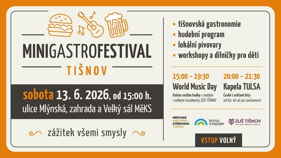 MINI GASTRO FESTIVAL Tišnov