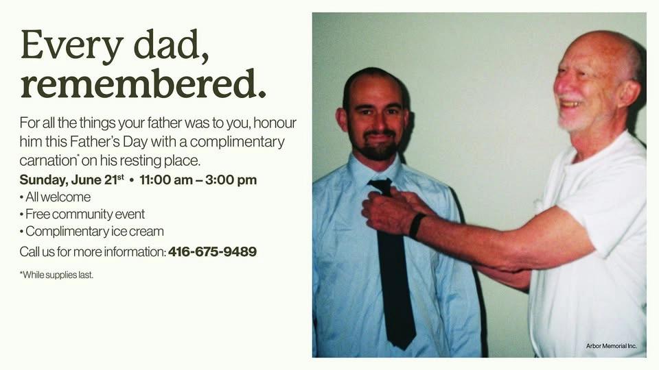 Every dad, remembered.