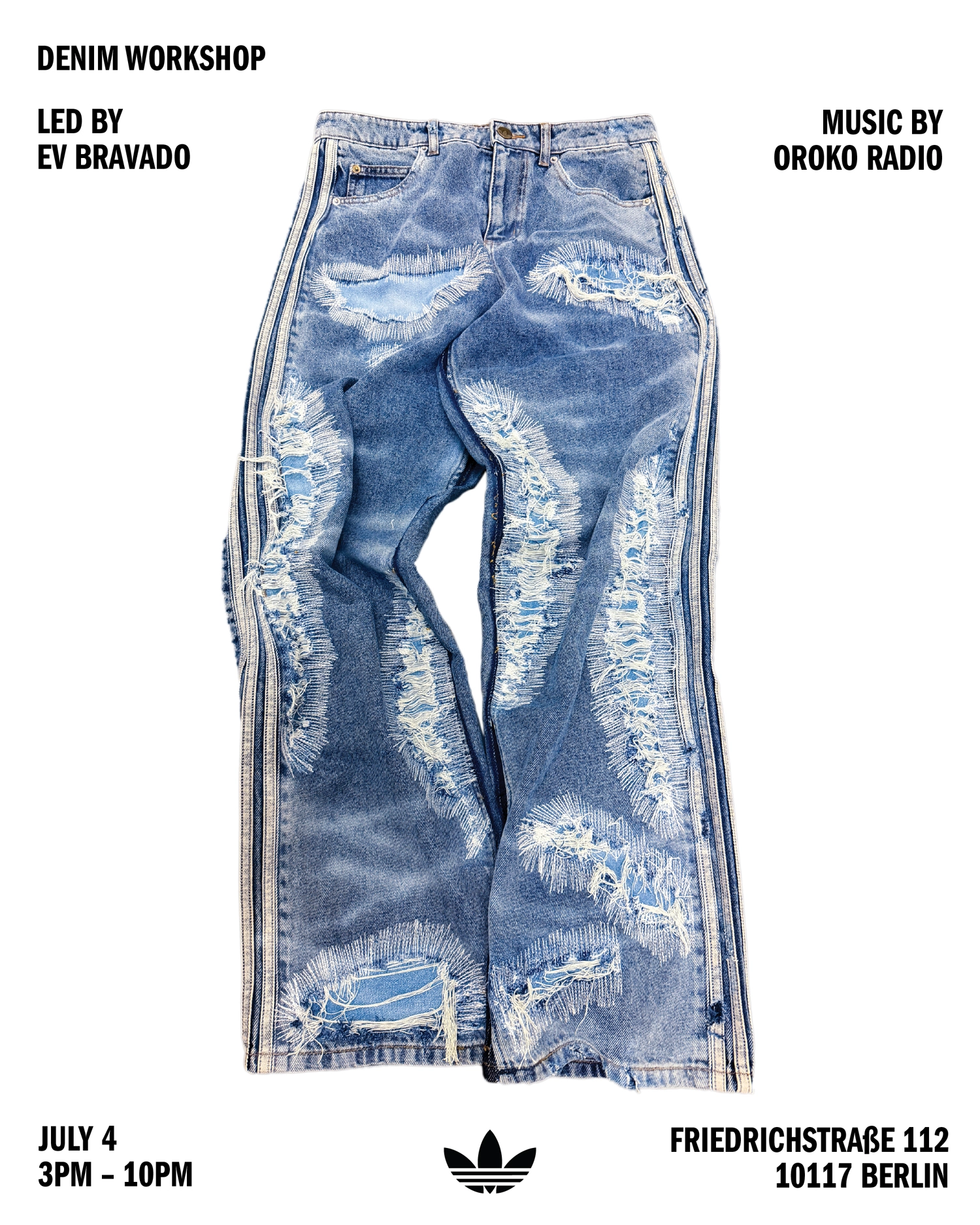 Adidas Denim Workshop by Ev Bravado