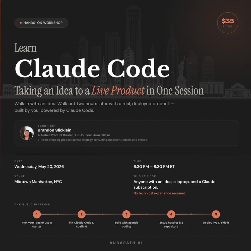 Learn Claude Code: Taking an Idea to a Live Product in One Session