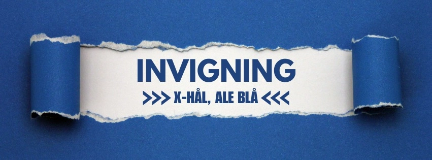 Ale Blå - Invigning av X-Hålen