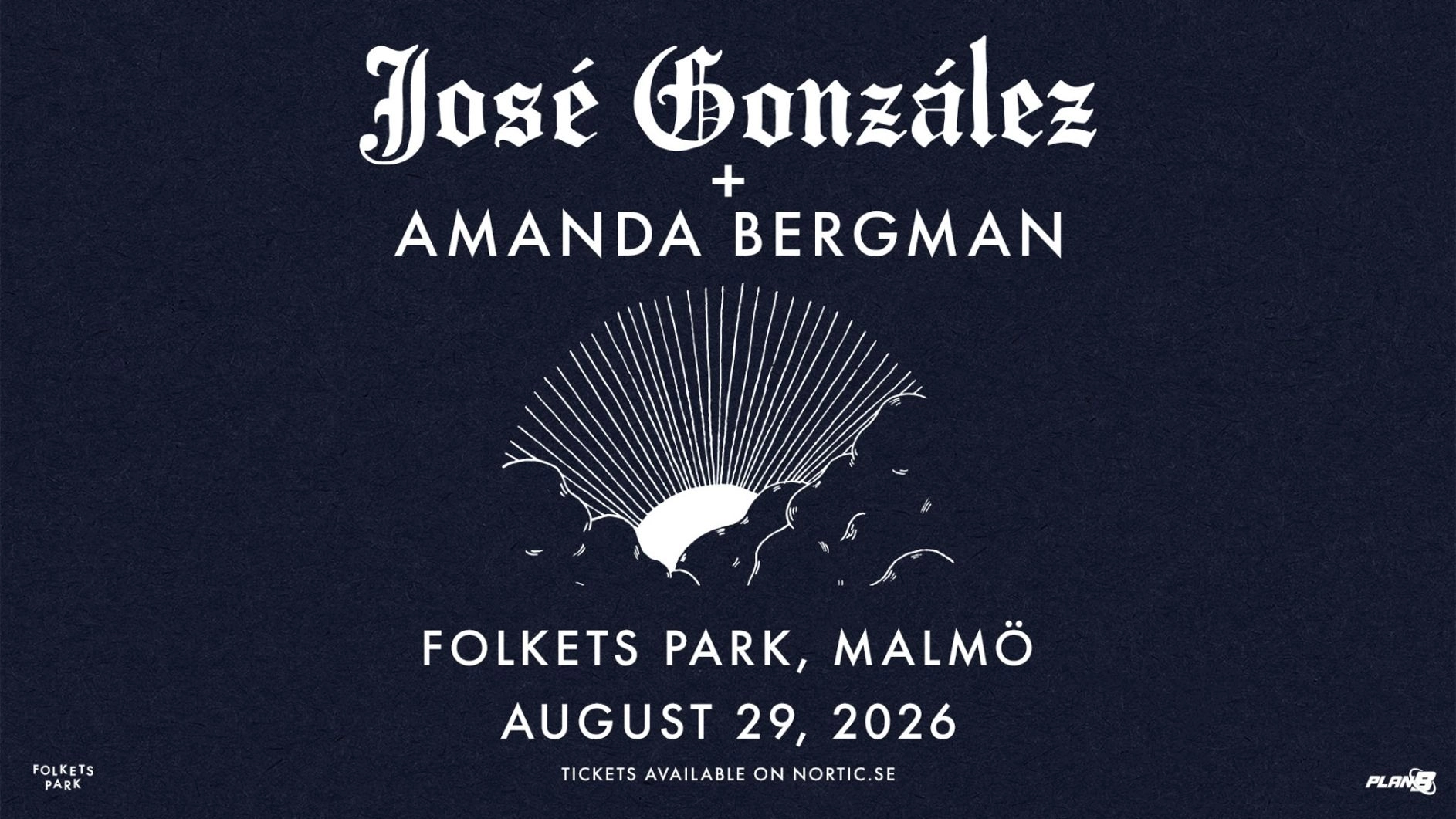 José González + Amanda Bergman // Folkets Park - Malmö
