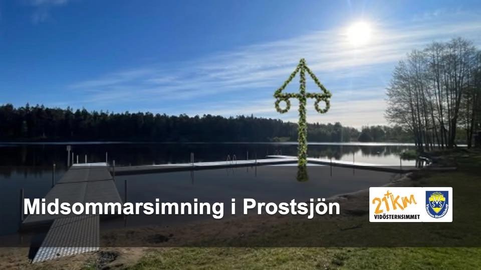 Midsommarsimning i Prostsjön