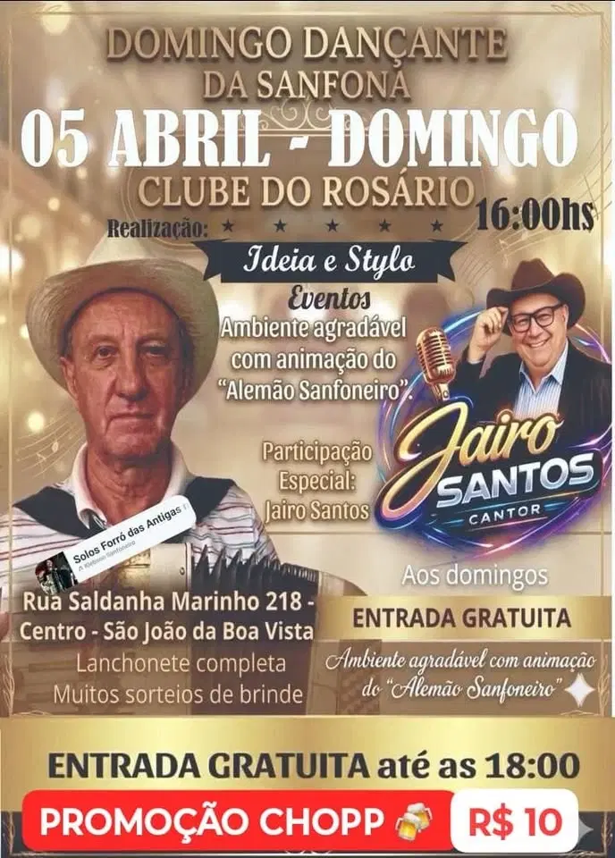 DOMINGO DANÇANTE DA SANFONA