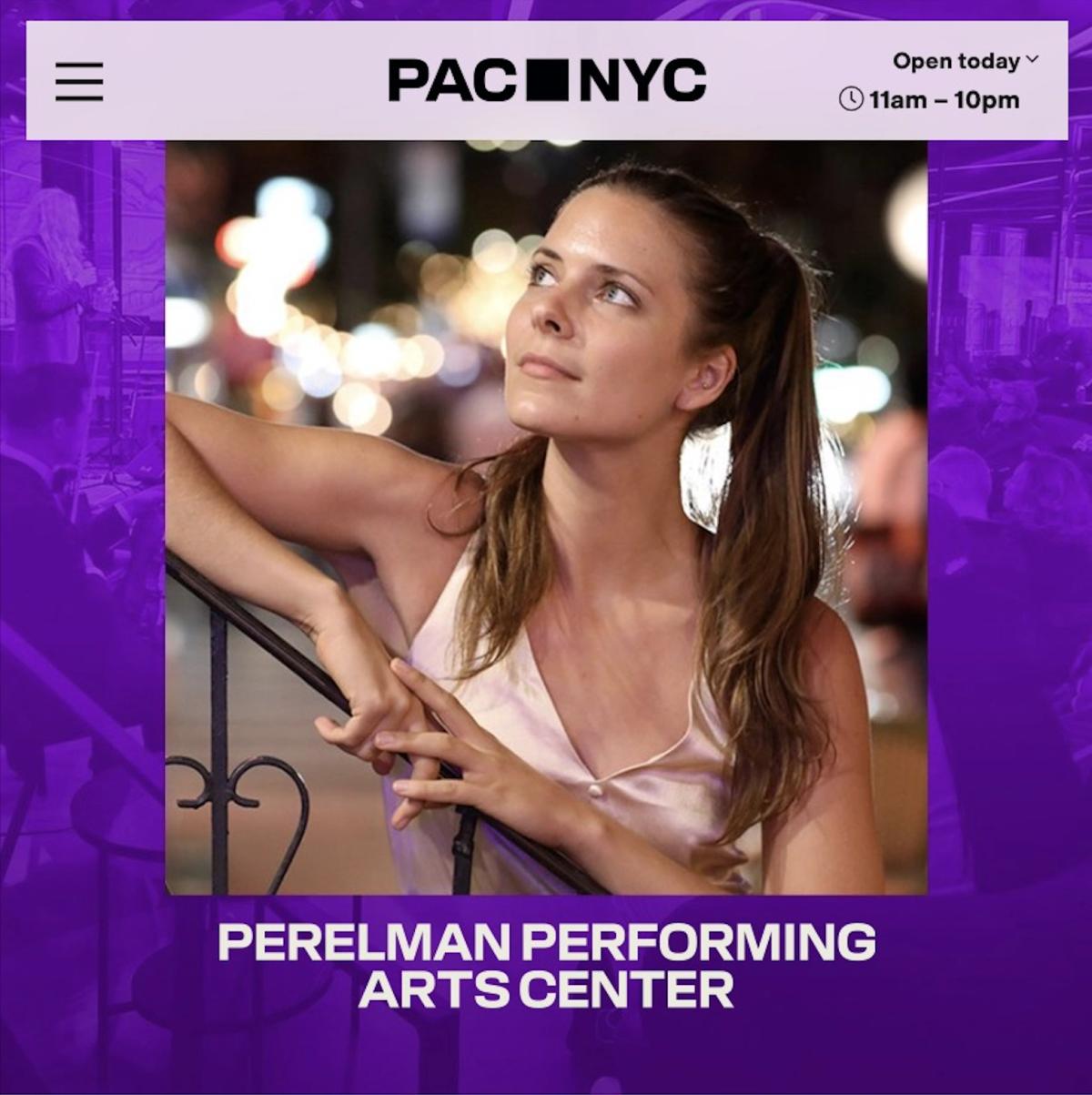 KRISTIANA ROEMER @ PERFORMING ARTS CENTER NYC