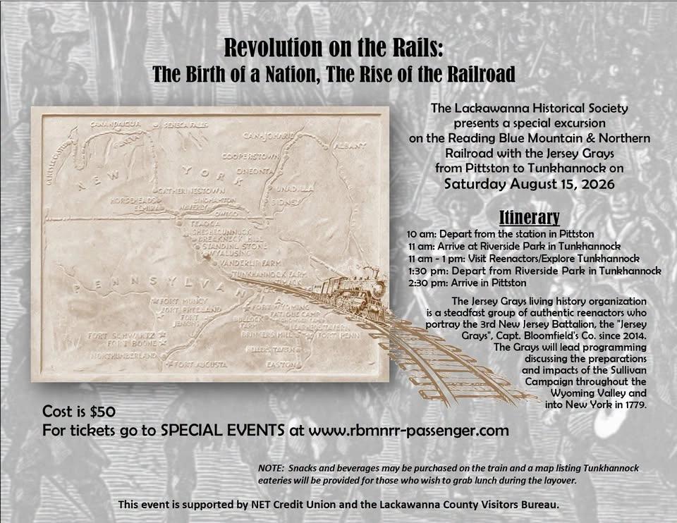 'Revolution on the Rails" Train Excursion