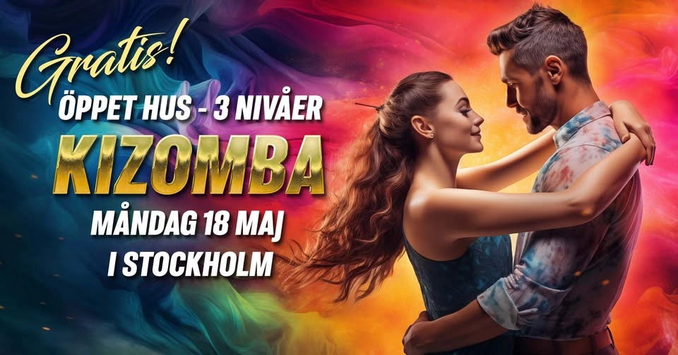 💥GRATIS💥 Öppet hus - KIZOMBA i Stockholm + Social Dans
