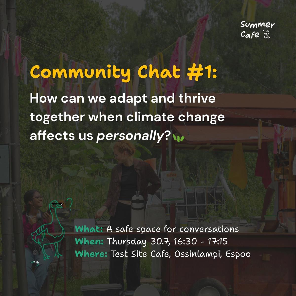 Community Chat #1 w/ Test Site Cafe