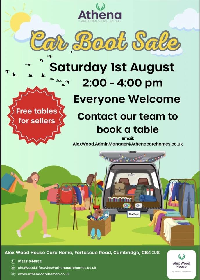 Alex Wood Car Boot Sale