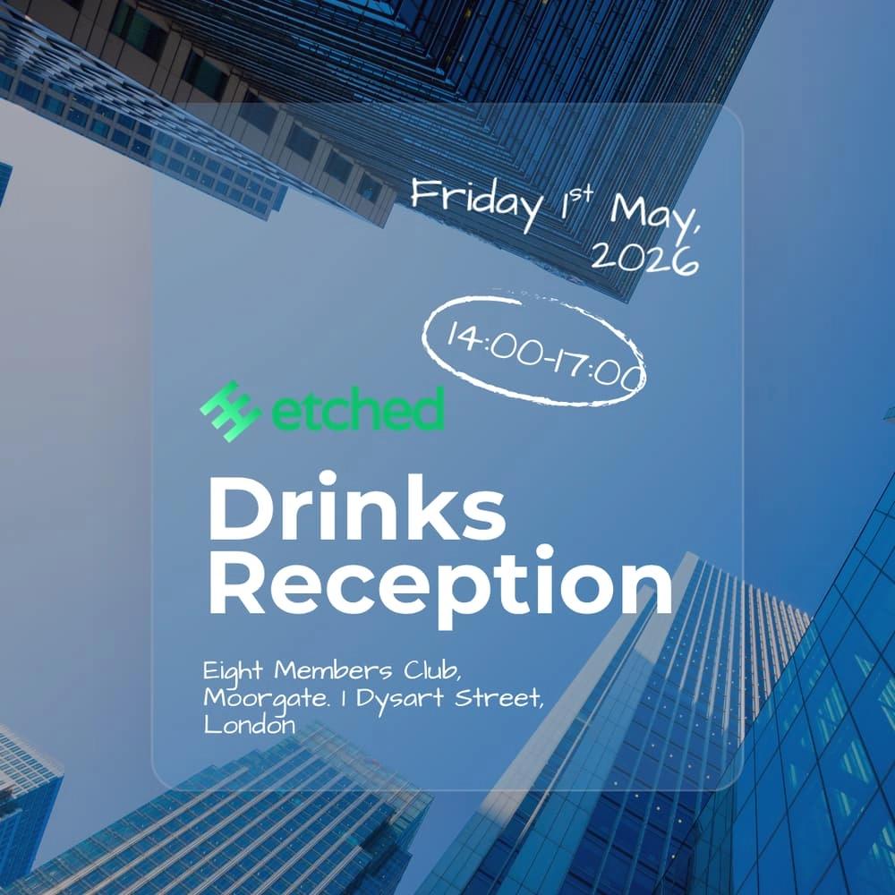Etched INTA Drinks Reception