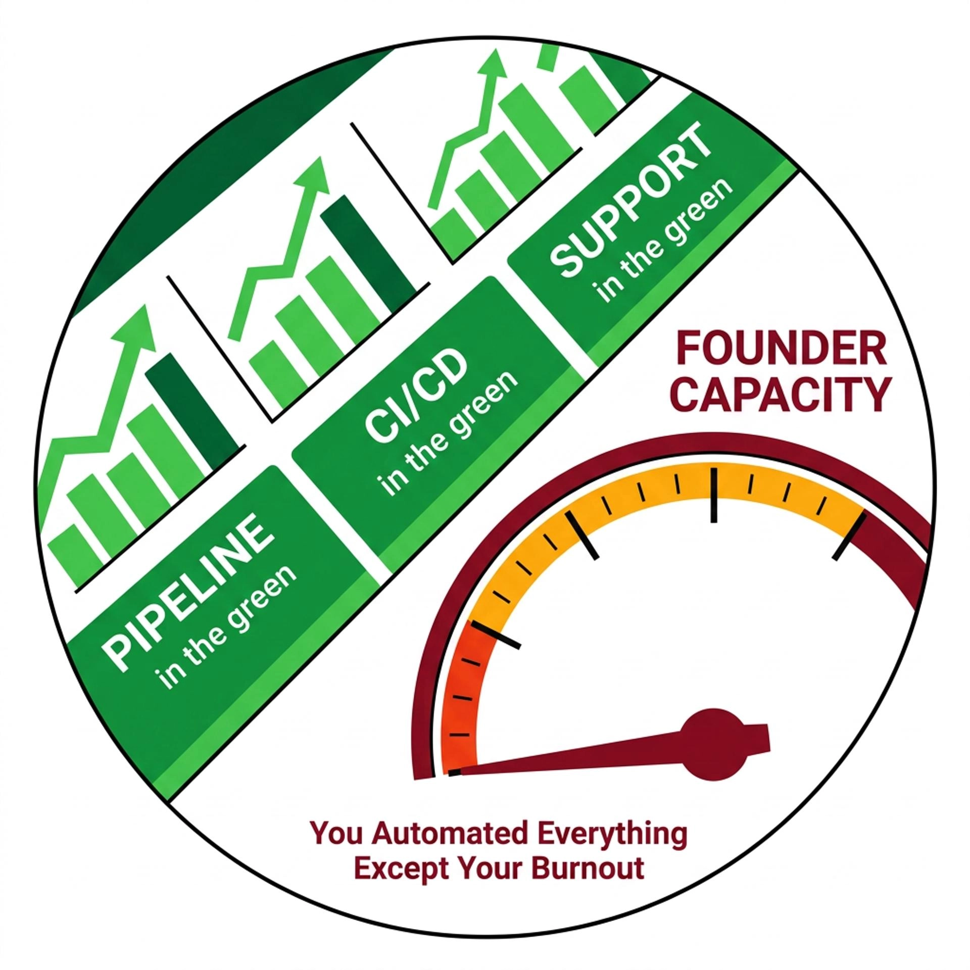 You automated everything except your Burnout