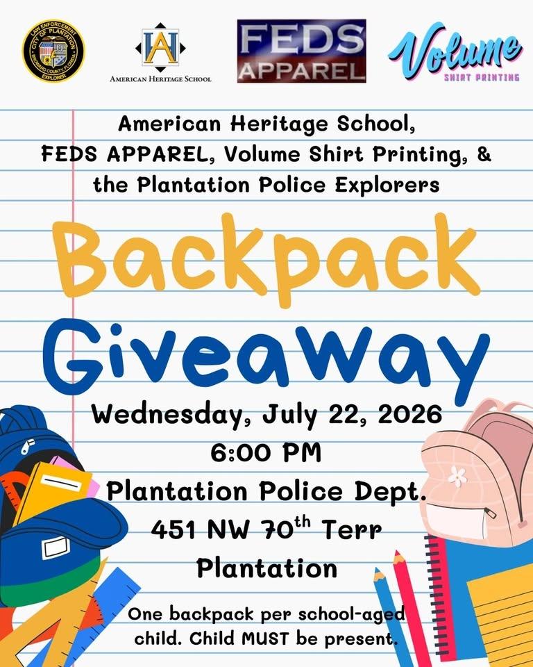 Backpack Giveaway