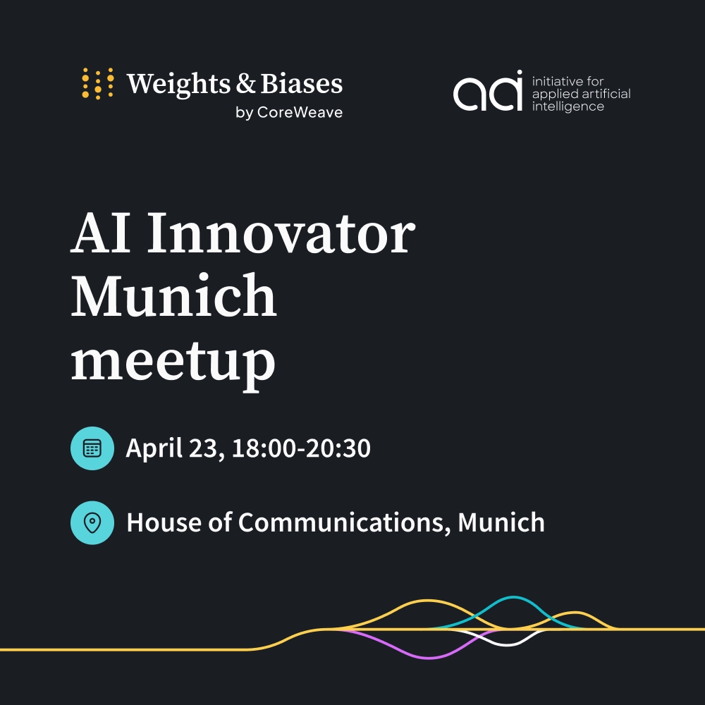 AI Innovator Munich with Weights & Biases × AppliedAI