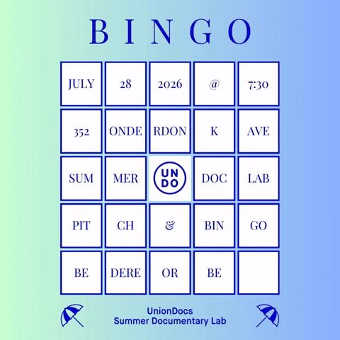 Summer Lab Pitch Bingo & Chill