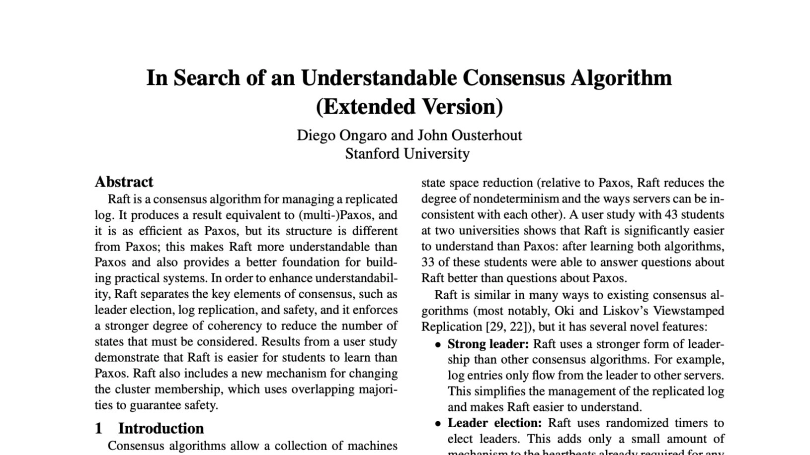 Peter Corless on Raft