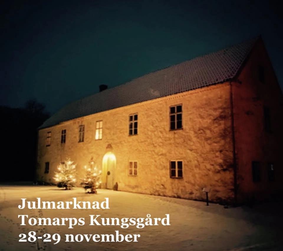 Julmarknad inuti slottet Tomarps Kungsgård 28 & 29 november