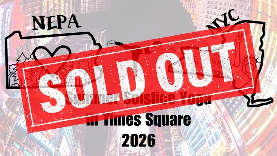 **BUS FULL** 2026 Summer Solstice Yoga in Times Square Trip with Yoga Flow with Lisa Mo + Friends