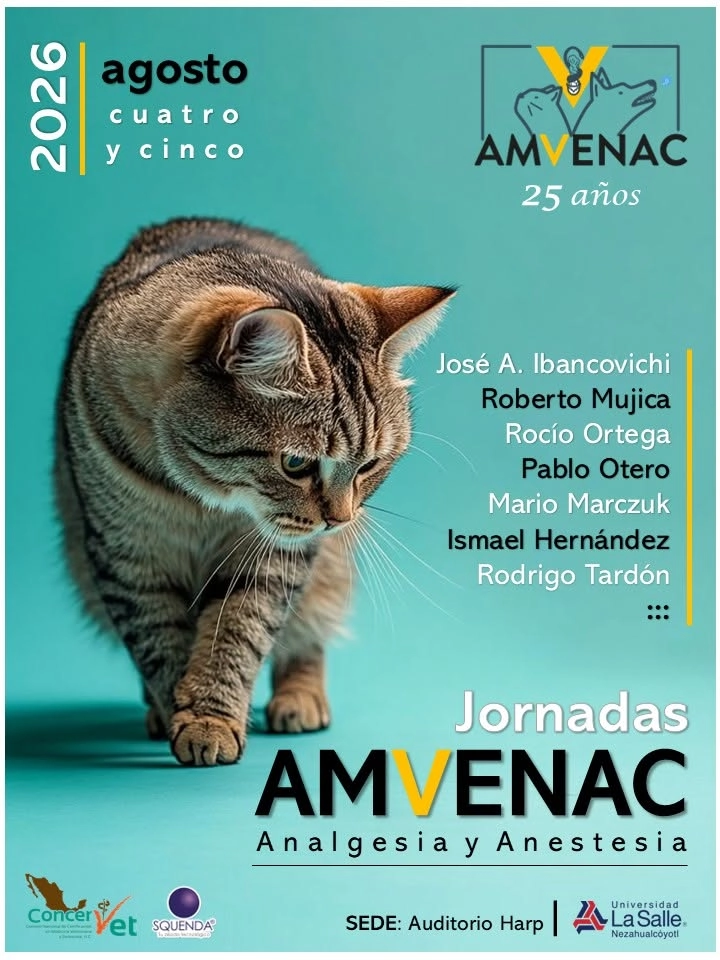 Jornadas AMVENAC 2026 - Analgesia y Anestesia