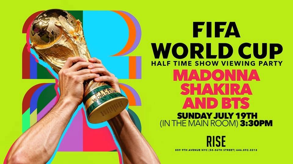 World Cup Half Time Show at Rise