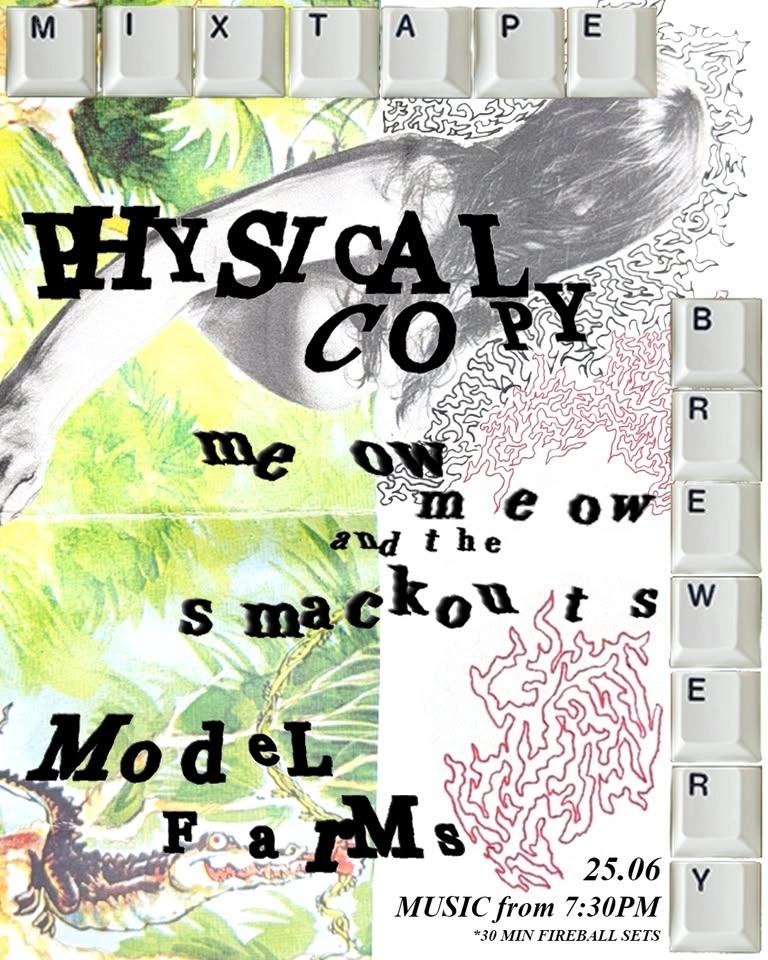 Physical Copy + Meow Meow & The Smackouts + Model Farms