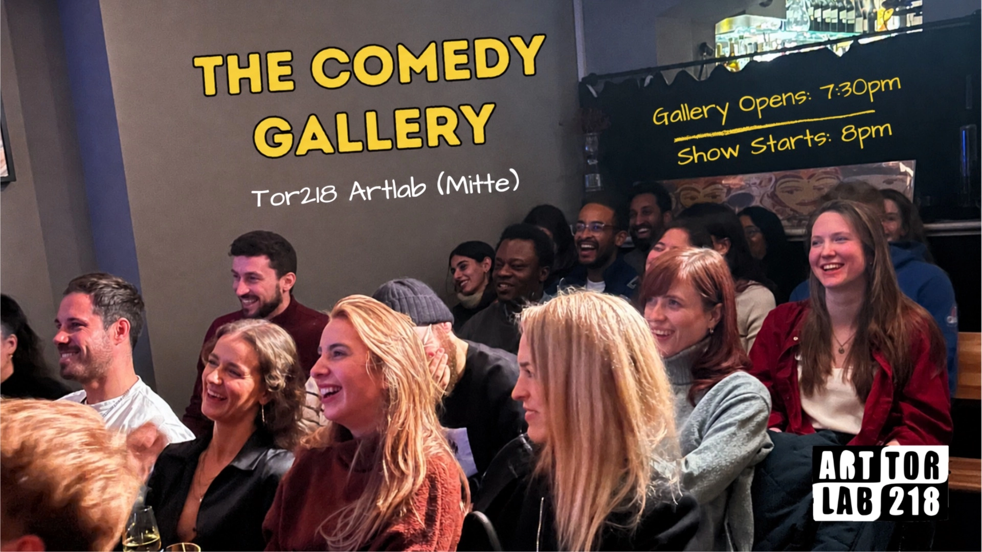 Laughs and Drinks in an Art Gallery (Mitte) 😍