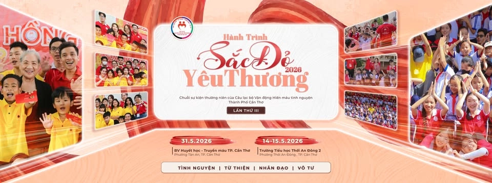 HÀNH TRÌNH SẮC ĐỎ YÊU THƯƠNG LẦN III – NĂM 2026