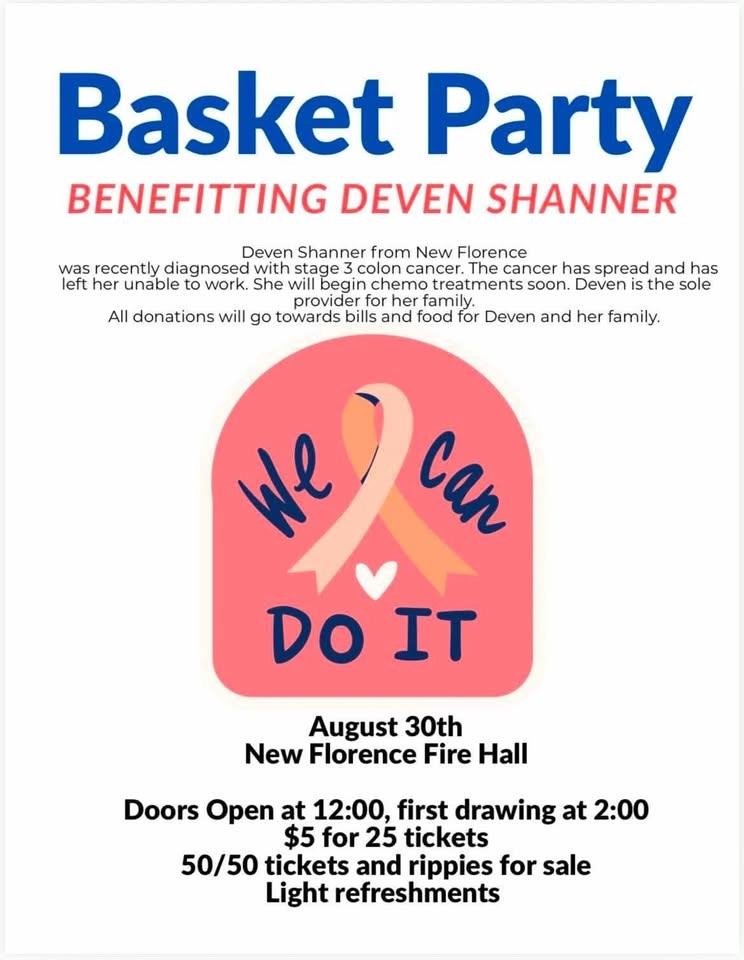 Basket Party for Deven Shanner