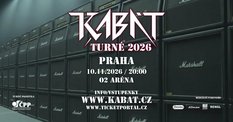 Praha - Kabát Turné 2026