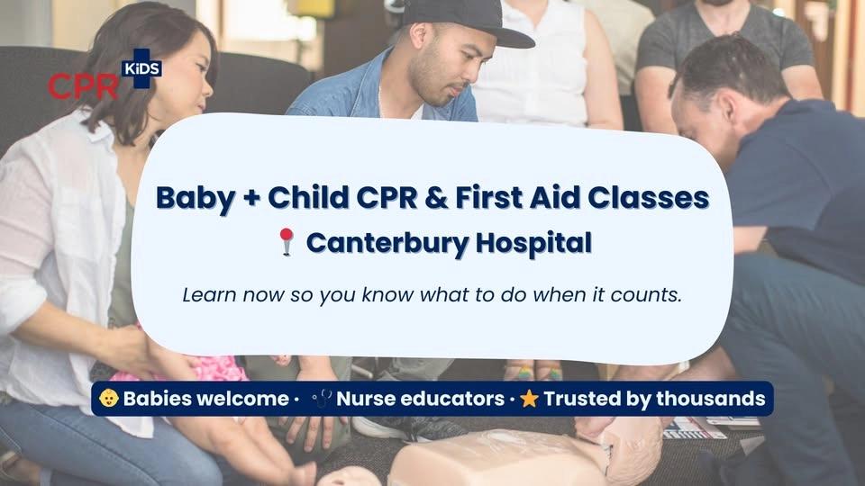 Baby + Child First Aid | Canterbury Hospital - Essential Skills for Parents
