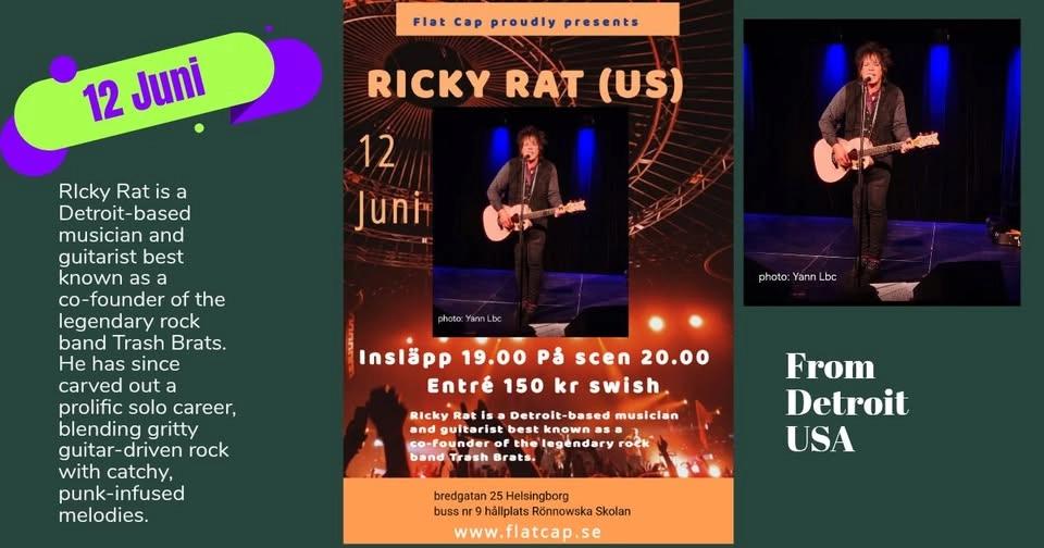 RICKY RAT Detroit USA acoustic European tour