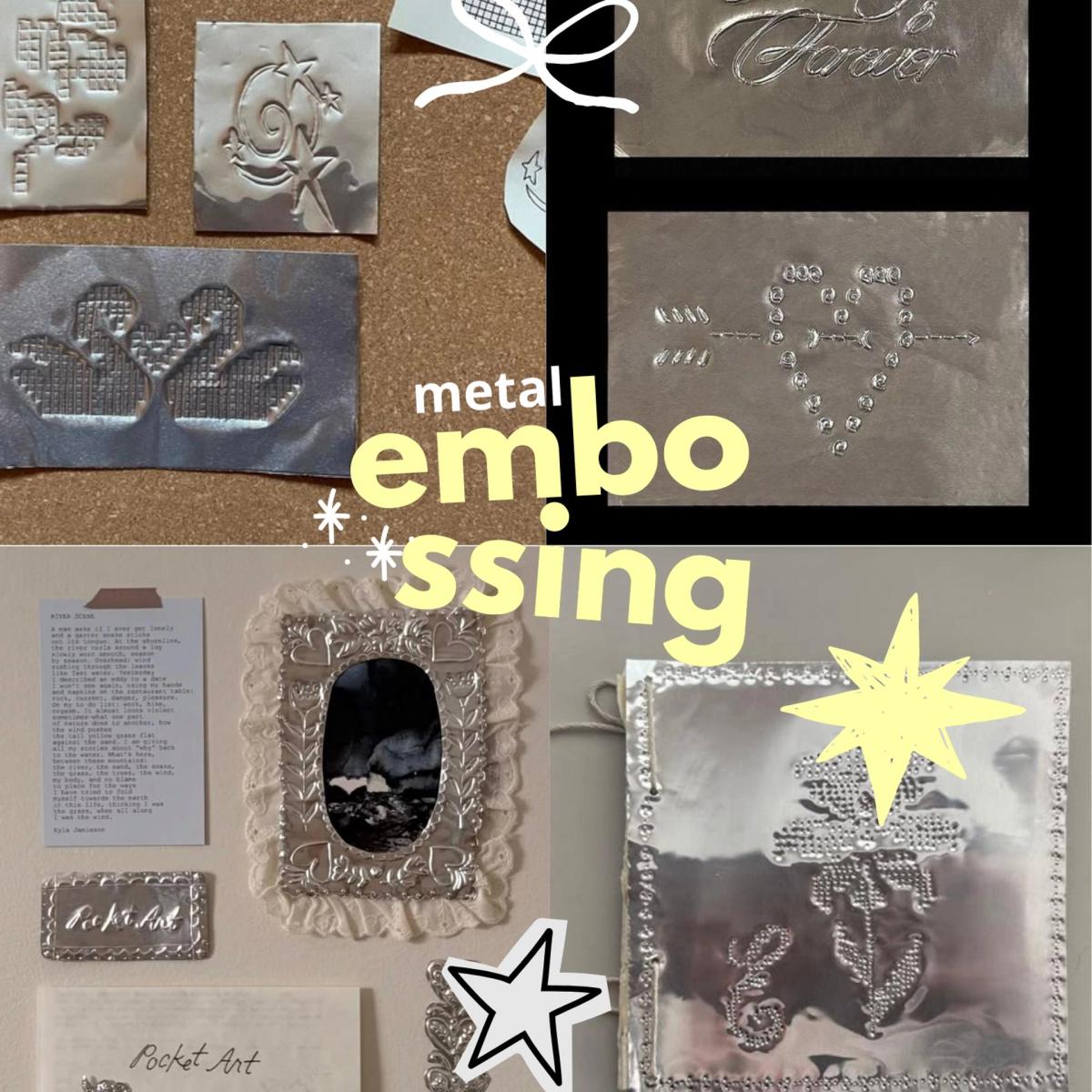 metal embossing workshop