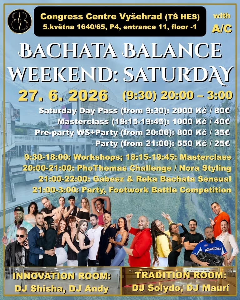 Bachata Balance Weekend: SATURDAY
