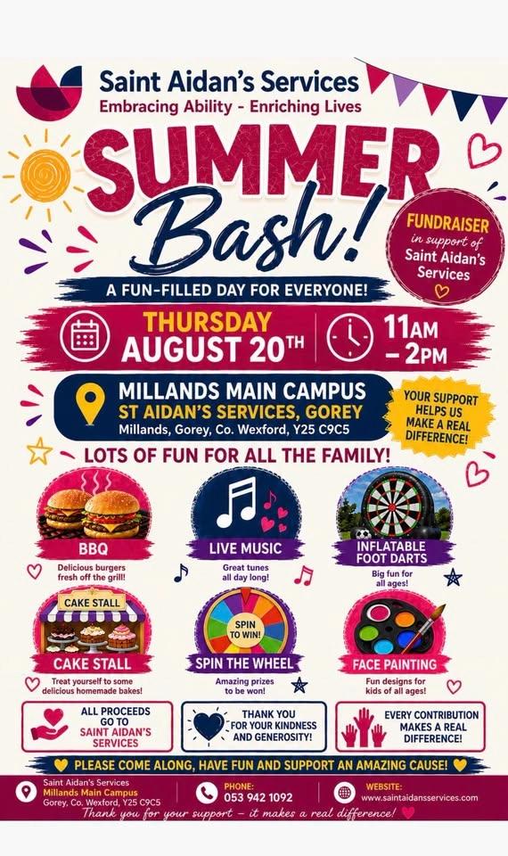 St Aidans Services Summer Bash