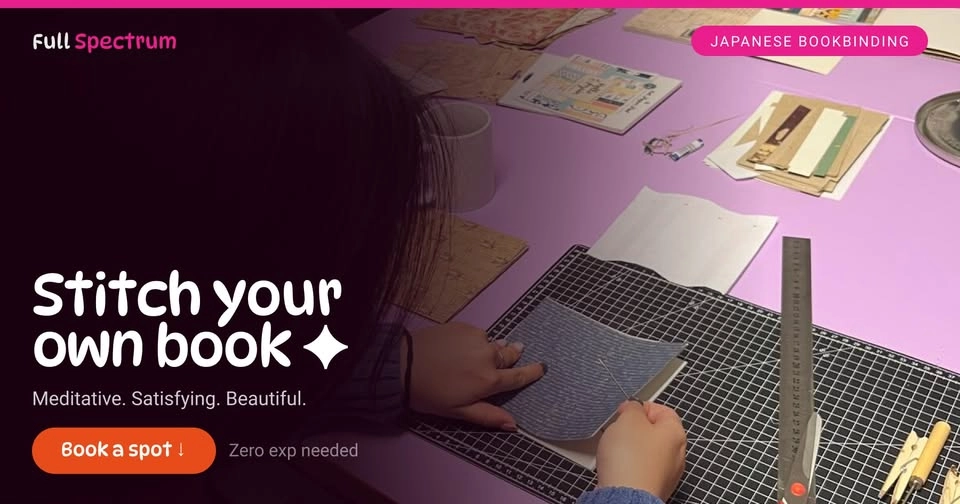 Japanese Bookbinding workshop