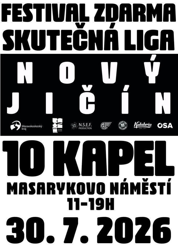MINIFESTIVAL ZDARMA 🗺️ Nový Jičín 🎸 21. Skutečná liga Moravskoslezského kraje