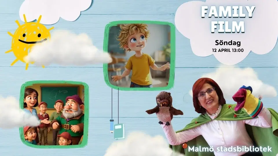 Familjelördag med workshop och arabisk kortfilm