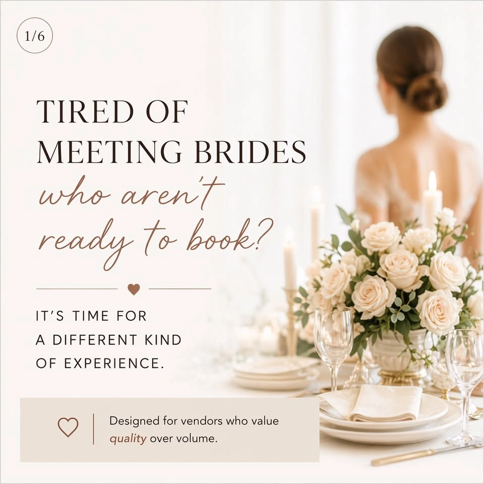 Bridal Experience | Stockholm | Vendor Application