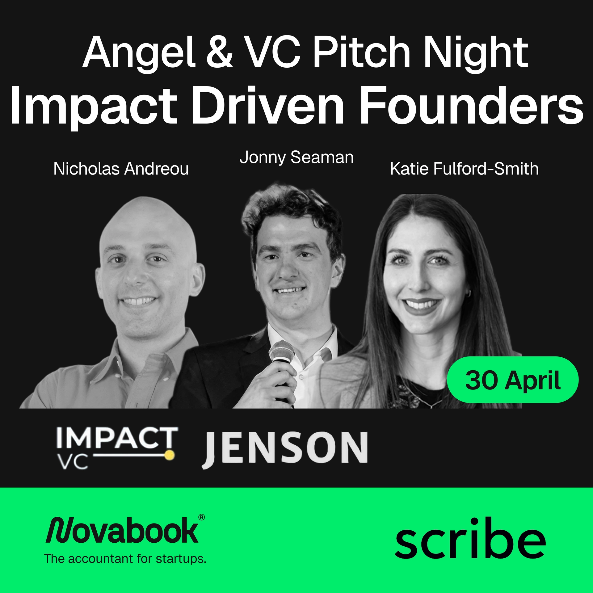Angel & VC Pitch Night | Impact Driven Founders