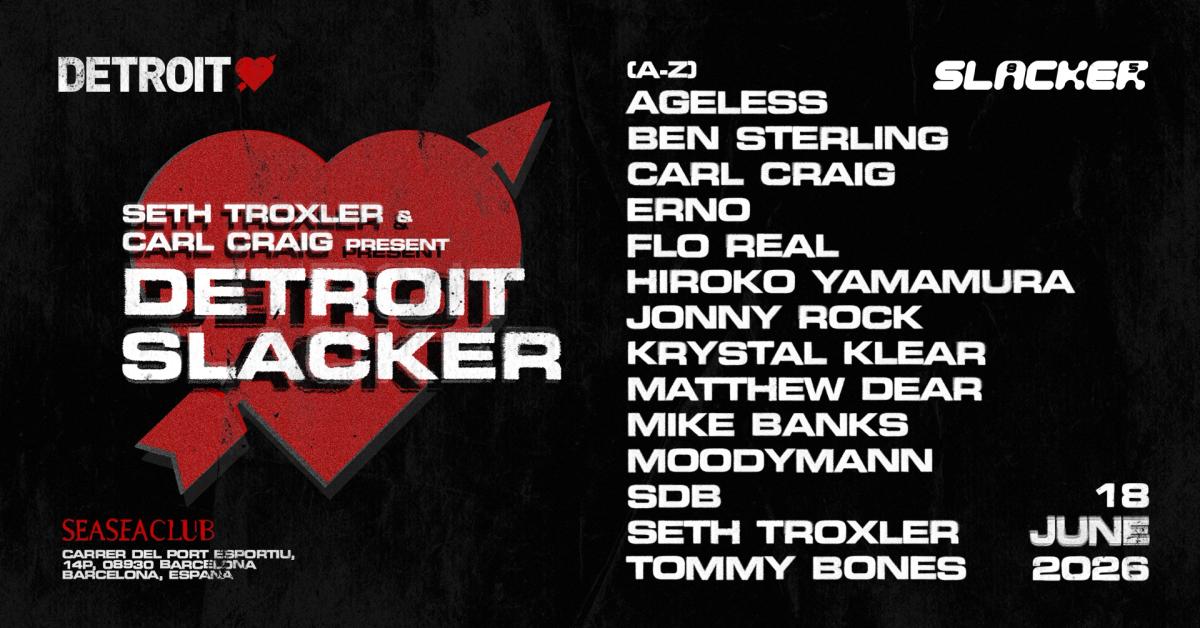 Detroit Slacker by Seth Troxler & Carl Craig
