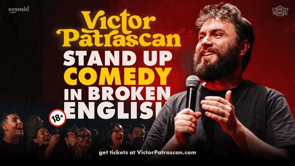 Stand up Comedy in broken English • Victor Patrascan in Cape Town