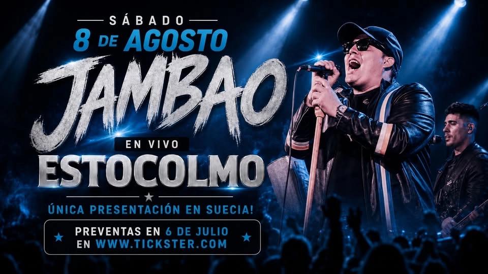 JAMBAO en vivo Estocolmo 8/8